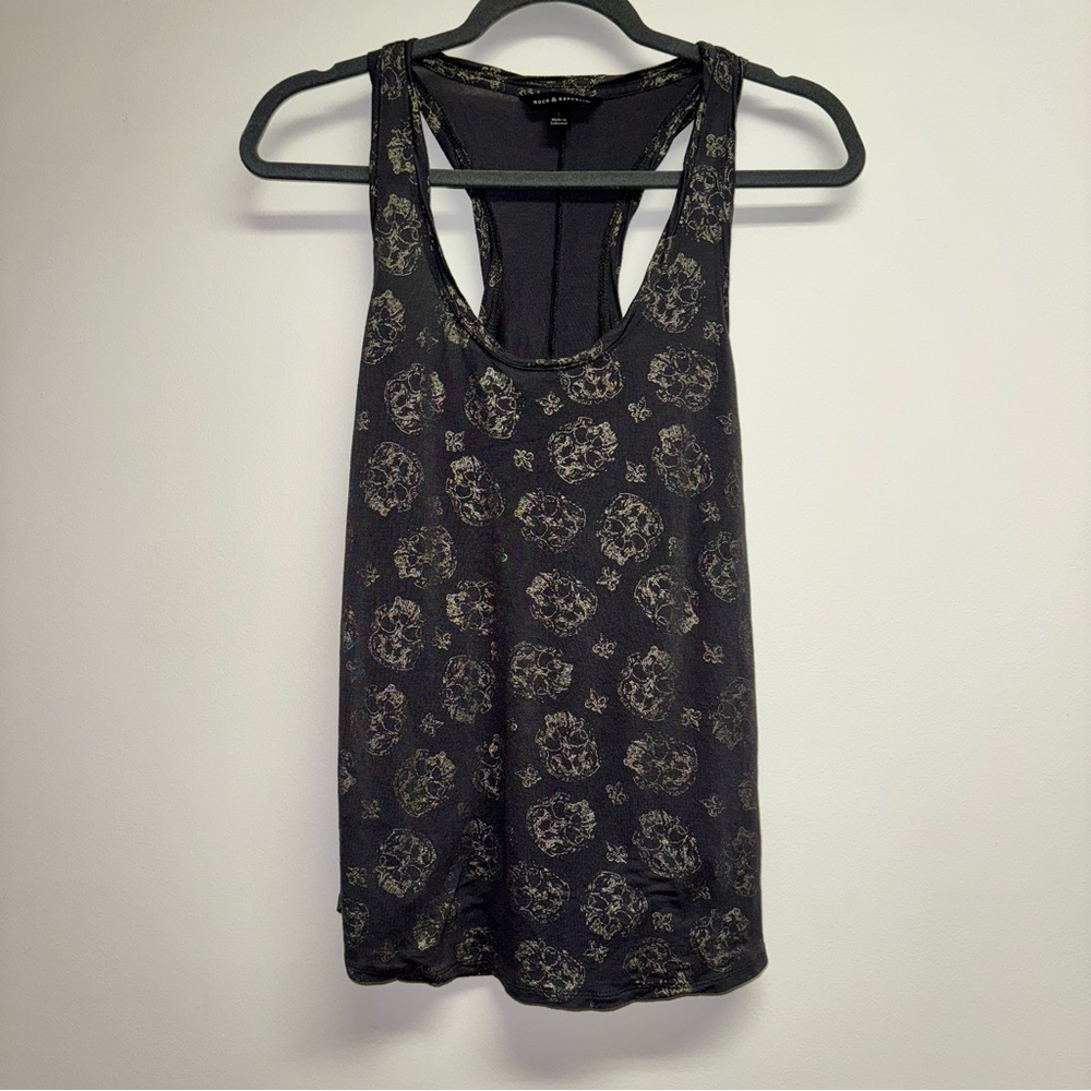 Rock & Republic Skull Tank EUC Size L
